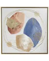 Peyton Lane Overlapping Circle Framed Wall Art In Multicolor