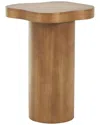 Peyton Lane Pedestal Accent Table With Rounded Square Top