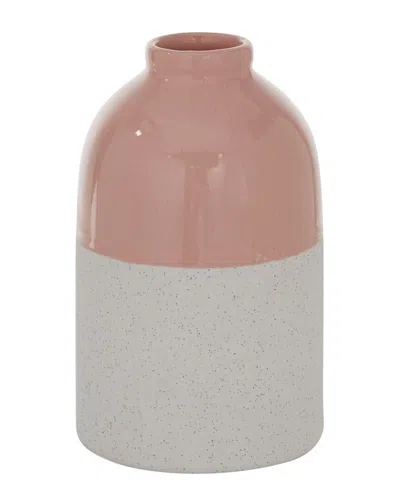 Peyton Lane Pink Ceramic Vase