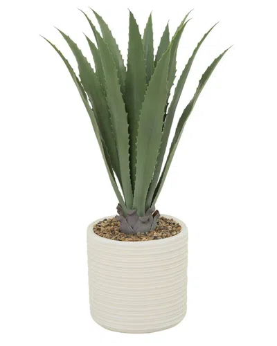 Peyton Lane Polyethylene Artificial Foliage In White