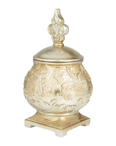 Peyton Lane Polystone Decorative Jars In Gold