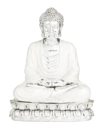 Peyton Lane Polystone Eclectic Sculpture In Silver