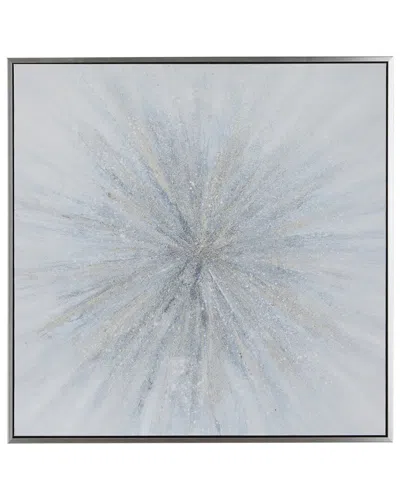 Peyton Lane Polystone Glam Radial Framed Wall Art In Multi