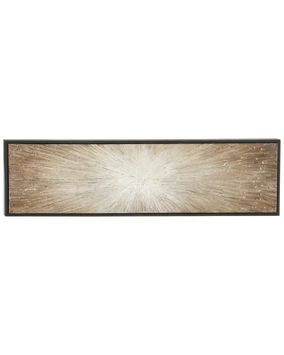 Peyton Lane Polystone Glam Radial Framed Wall Art