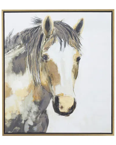 Peyton Lane Polystone Modern Farmhouse Framed Wall Art In Multi