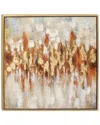Peyton Lane Polystone Traditional Abstract Framed Wall Art In Multi