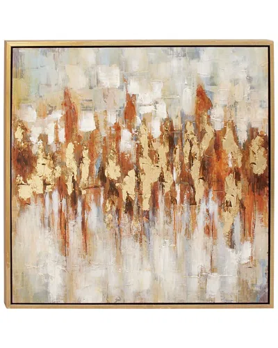 Peyton Lane Polystone Traditional Abstract Framed Wall Art In Multi