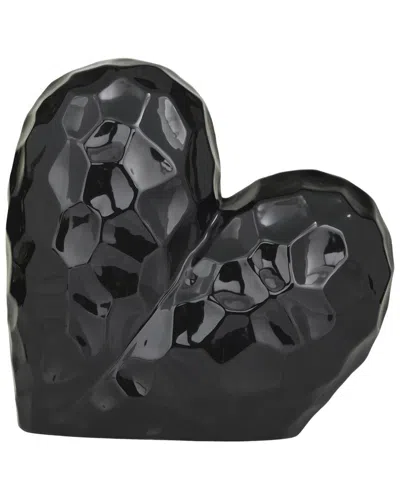 Peyton Lane Porcelain Contemporary Abstract Sculpture In Black