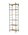 Peyton Lane Rectangular 6-level Shelving Unit With Metal Ladder Frames