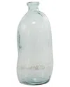 Peyton Lane Recycled Glass Handmade Spanish Bottleneck Decorative Vase In Blue