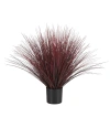 Peyton Lane Red Faux Foliage Artificial Plant In Red