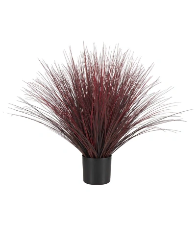 Peyton Lane Red Faux Foliage Artificial Plant In Green