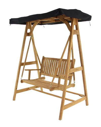 Peyton Lane Roofed Outdoor Swing Chair