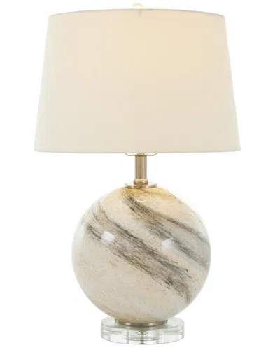 Peyton Lane Round Accent Lamp In Neutral