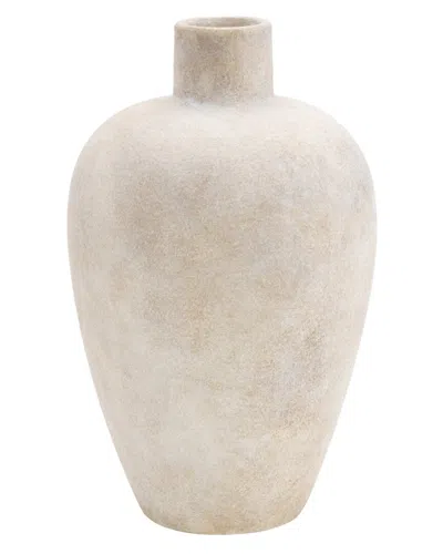 Peyton Lane Rustic Ceramic Vase In Neutral
