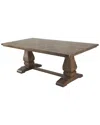 Peyton Lane Rustic Mango Wood Dining Table In Brown