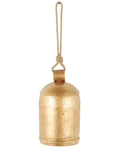 Peyton Lane Rustic Metal Decorative Bell In Gold