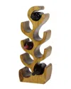 Peyton Lane Rustic Teak Wine Rack In Brown