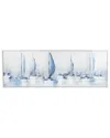 Peyton Lane Sail Boat Canvas Framed Wall Art In Multicolor