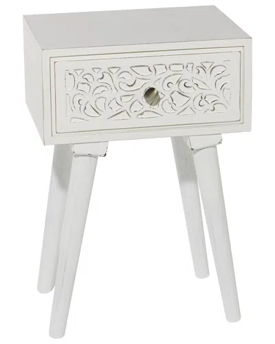 PEYTON LANE PEYTON LANE SCROLL SINGLE-DRAWER ACCENT TABLE