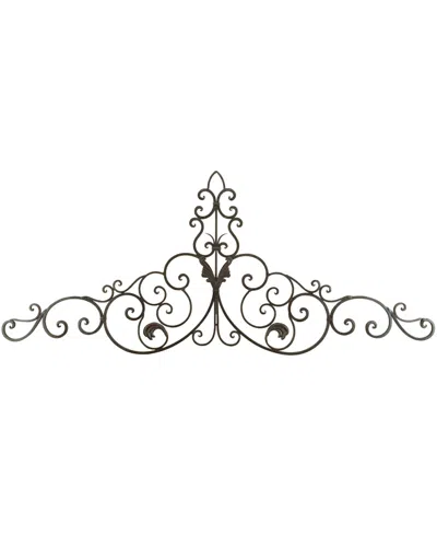 Peyton Lane Scrollwork Elongated Wall Sculpture