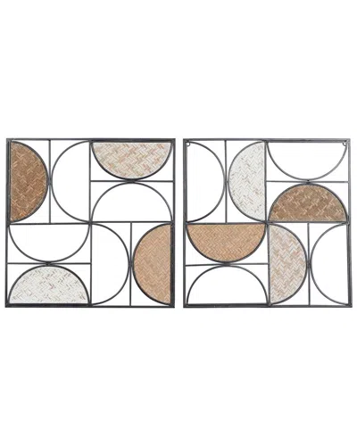 Peyton Lane Set Of 2 Brown Wall Decor