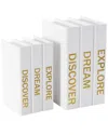 Peyton Lane Set Of 2 Canvas Explore In White