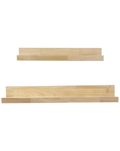 Peyton Lane Set Of 2 Display Shelves In Neutral