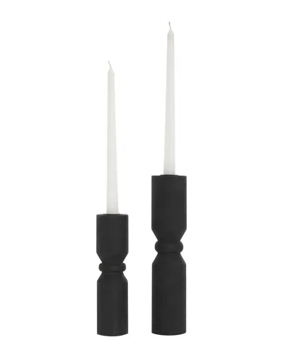 Peyton Lane Set Of 2 Minimalistic Tapered Candle Holders