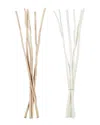 Peyton Lane Set Of 2 Pigeon Pea White Dried Plant Natural Foliage In White
