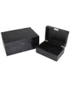 Peyton Lane Set Of 2 Shell Vase In Black