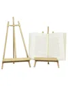 Peyton Lane Set Of 2 Traditional Easels In Gold