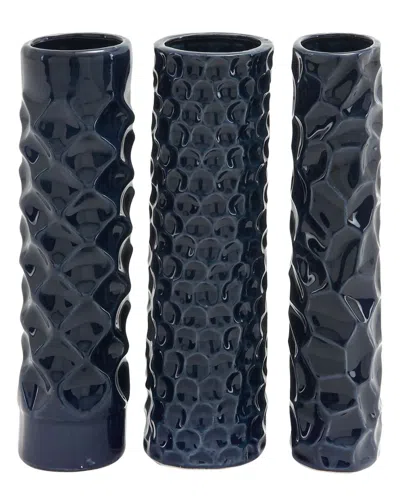 Peyton Lane Set Of 3 Ceramic Vases