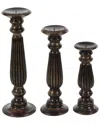 Peyton Lane Set Of 3 Decorative Candle Holders