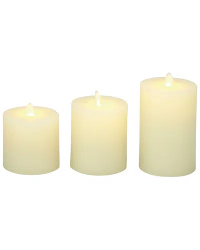 Peyton Lane Set Of 3 Led Candles