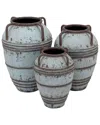 Peyton Lane Set Of 3 Metal Vases