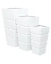 Peyton Lane Set Of 3 Planter In White