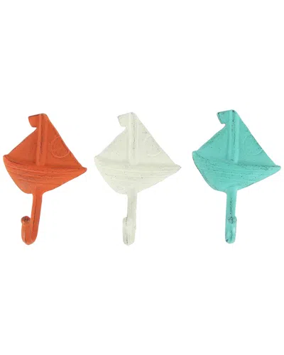 Peyton Lane Set Of 3 Sailboat Hooks