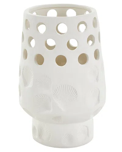 PEYTON LANE PEYTON LANE SHELL CERAMIC VASE