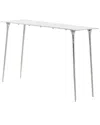Peyton Lane Silver Glam Console Table In White