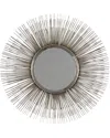 Peyton Lane Silver Modern Metal Wall Mirror In Silver