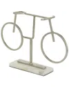 Peyton Lane Silver Sculpture Bicycle In Silver