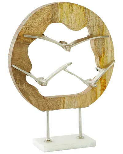 Peyton Lane Brown Sculpture Abstract In Gold