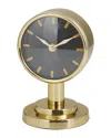 Peyton Lane Stainless Steel Modern Clock In Gold