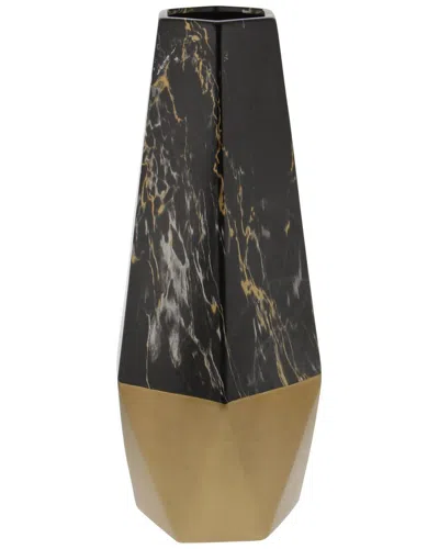 Peyton Lane Stone Vase In Gray