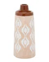 Peyton Lane Tan Porcelain Traditional Vase In Tan