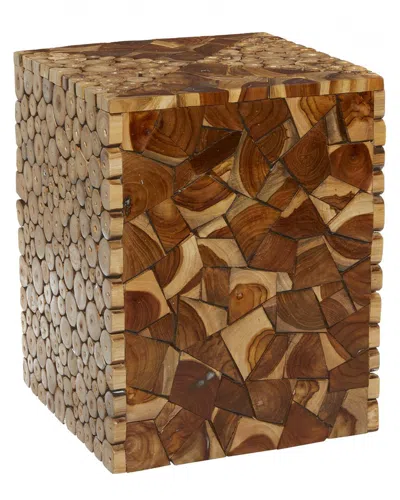 PEYTON LANE PEYTON LANE TEAK CONTEMPORARY STOOL