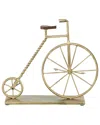 Peyton Lane Traditional Bicycle Sculpture In Gold