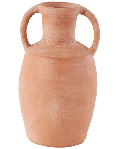 Peyton Lane Traditional Ceramic Vase In Brown