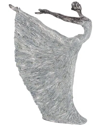 Peyton Lane Traditional Dancer Gray Polystone Sculpture